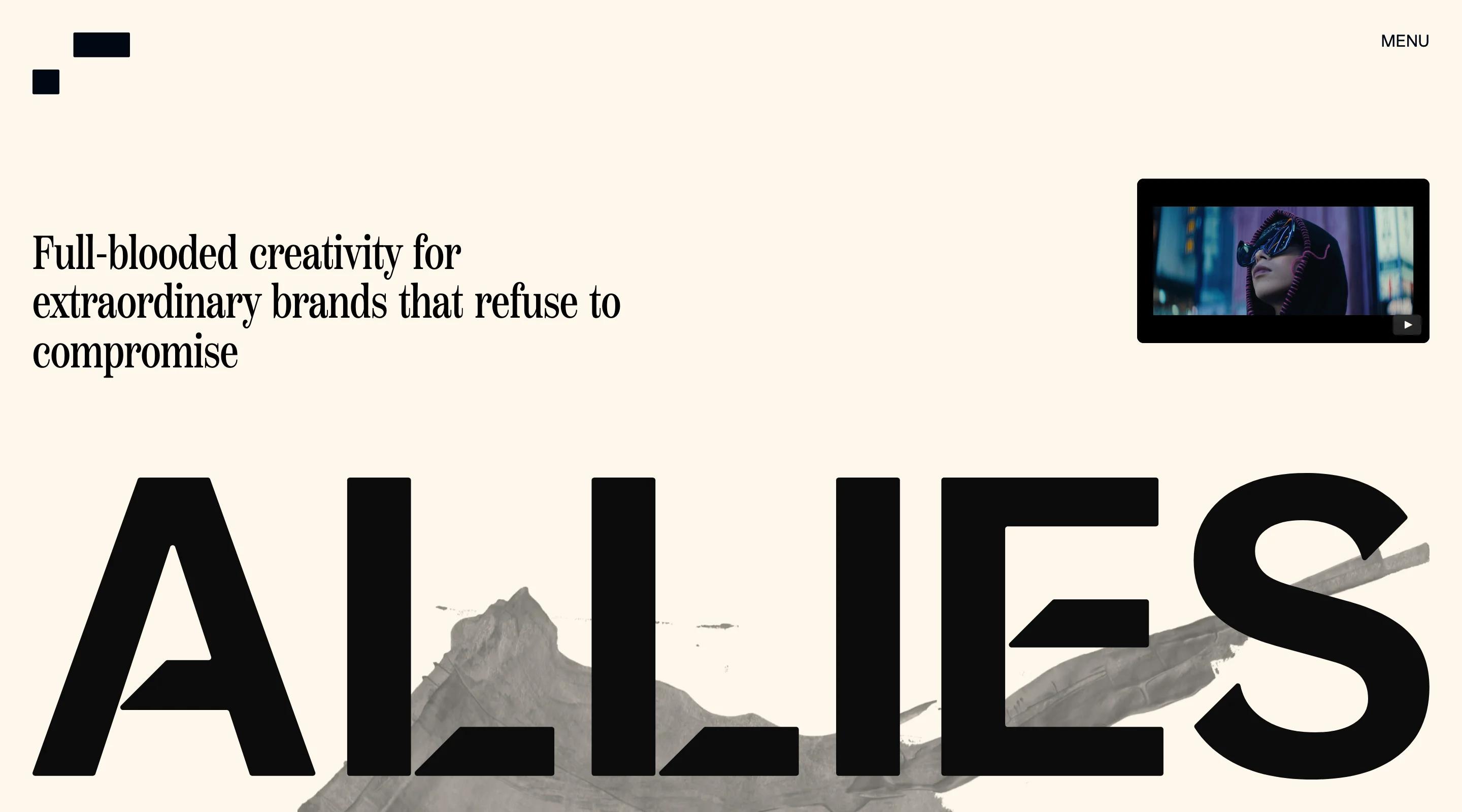 Webdesign von Allies Studio — studio